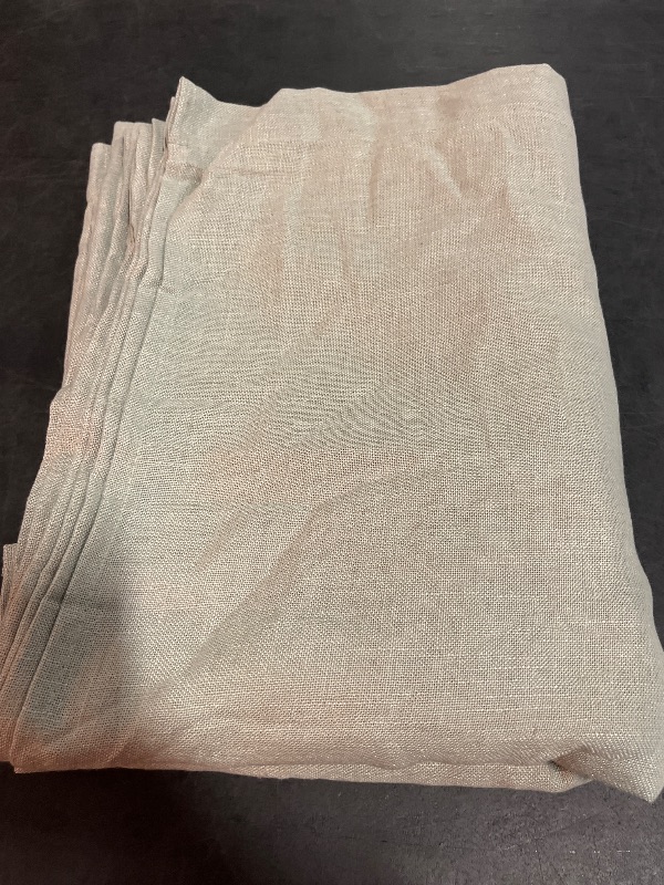 Photo 1 of *Missing One Panel** 
MIULEE 100% Blackout Curtains 84 inches Long, Linen Curtains & Drapes for Bedroom Back Tab Living Black Out Window Treatments Thermal Insulated Room Darkening Rod Pocket, Sage Green, 2 Panels
