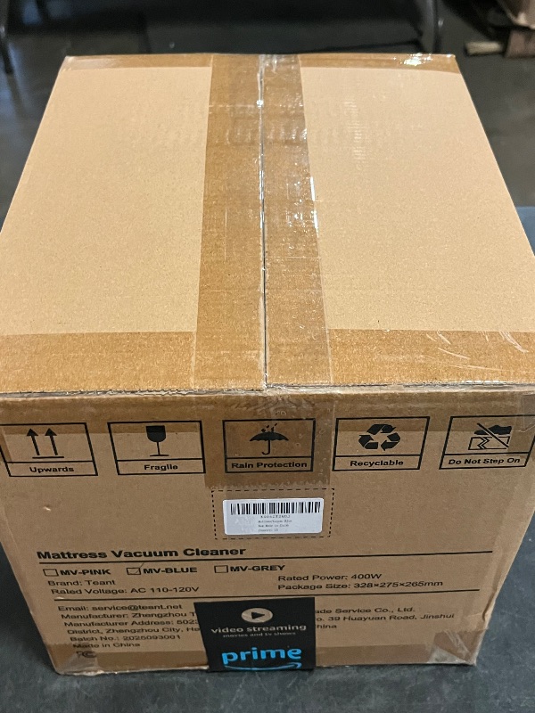 Photo 1 of Mattress Vacuum Bed Vacuum Cleaner with 253.7nm UV-C Light, Hyper Helix Motor with 16kPa Strong Suction & 33000 RPM/Min Tapping, HEPA Filter, 149 Heat & Ultrasonic & Anion for Bed and Pet