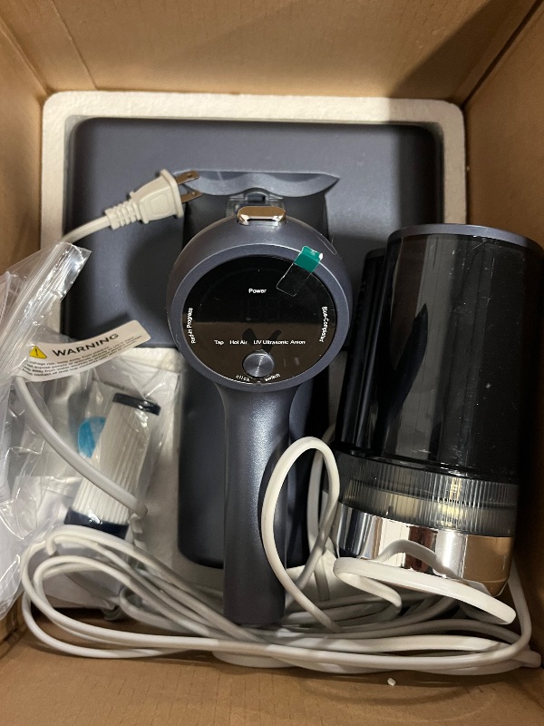 Photo 1 of Mattress Vacuum Bed Vacuum Cleaner with 253.7nm UV-C Light, Hyper Helix Motor with 16kPa Strong Suction & 33000 RPM/Min Tapping, HEPA Filter, 149 Heat & Ultrasonic & Anion for Bed and Pet