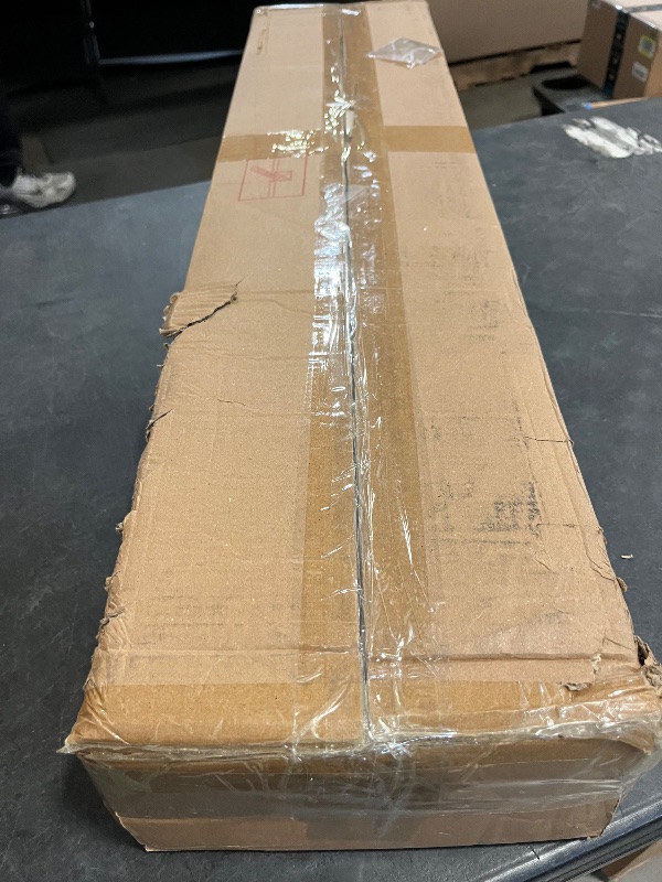 Photo 1 of BAMEOS Floating Shelves, 35 in W x 7in D White Wall Mounted Wooden Shelves with Invisible Brackets Set of 2, Hanging Wall Shelves Decoration for Bedroom and Kitchen