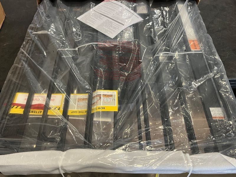 Photo 1 of Cumbor 36" Extra Tall Baby Gate for Stairs, 29.7-57" Extra Wide Dog Gate for Doorways Hallways, Pressure Mounted Child Gate for Wide Opening, Auto Close Personal Safety for Babies and Pets, Black
