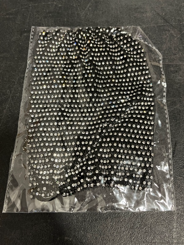 Photo 1 of GANAZONO 1pc Fashionable Rhinestone Face Mask for Women Decorative Exotic Design Windproof and Sunscreen Features for Parties and Events Unique Style
