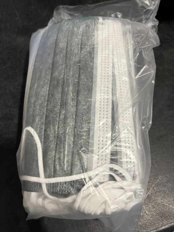 Photo 1 of 50PCS Gray Disposable Face Masks, Non-medical, 3 Layer Protection Face Masks for Adult, Teenager, Seniors 1Box(50pc)