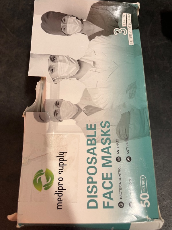 Photo 1 of Medipro Supply Disposable Non-Medical Face Mask (Box of 50) 