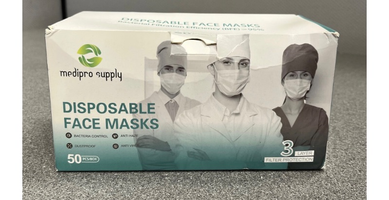 Photo 1 of Medipro Supply Disposable Non-Medical Face Mask (Box of 50) 