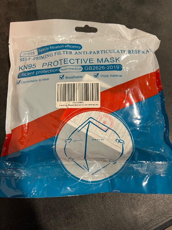 Photo 1 of Sealed 10 Pack KN95 Protective Mask , Black