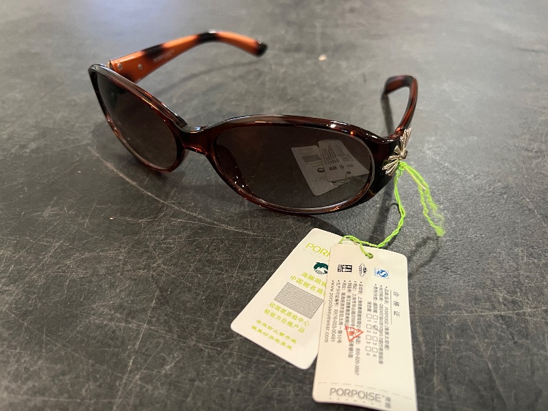 Photo 1 of *Minor Scratch** Brown Purpoise Womens Sunglasses