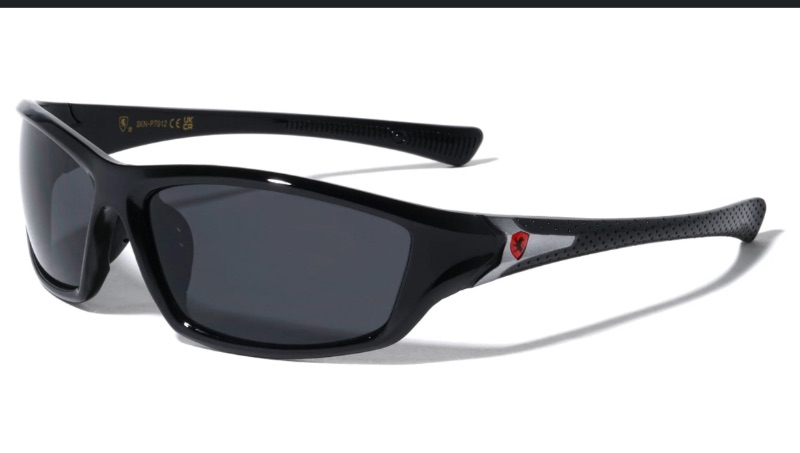 Photo 1 of KHAN Textured Sports Wrap Sunglasses