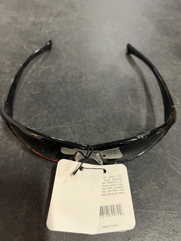 Photo 1 of KHAN Textured Sports Wrap Sunglasses