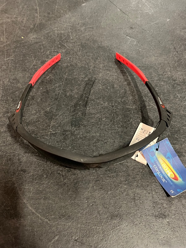 Photo 1 of Mens Coolook UV400 Red and Black Sports Sunglasses