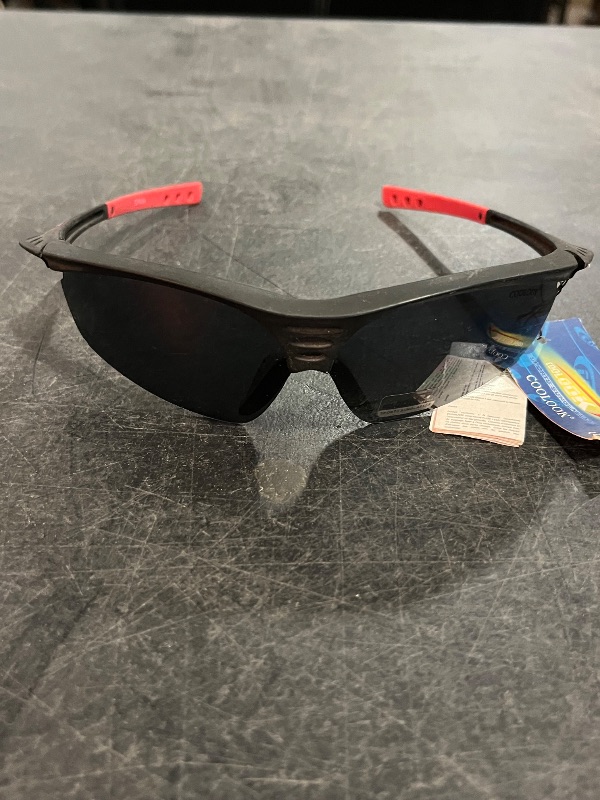 Photo 1 of Mens Coolook UV400 Red and Black Sports Sunglasses