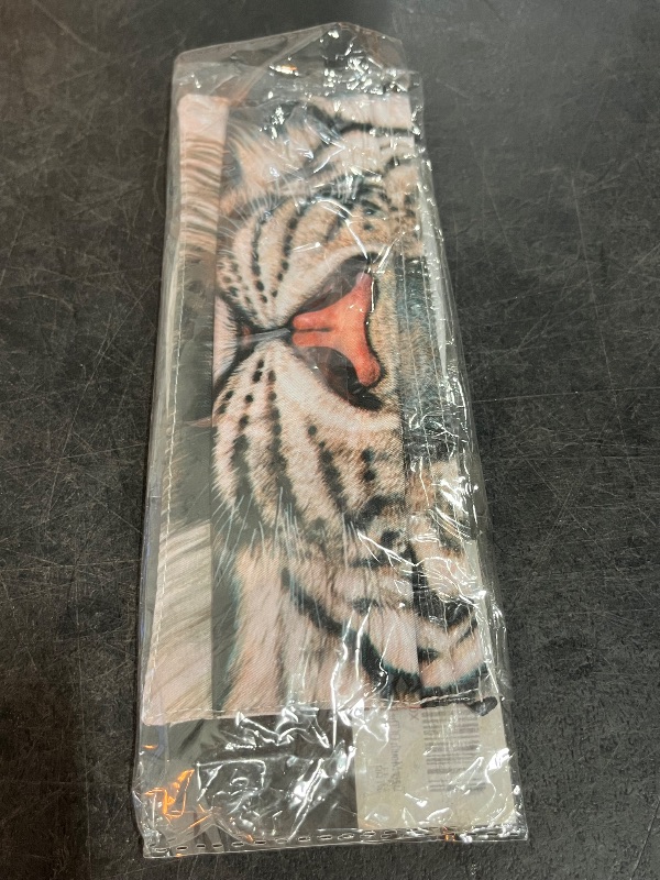 Photo 1 of Funny Tiger Face Mask with 2 Filters Comfortable Adjustable Reusable Cloth Balaclavas for Men Women Teens

