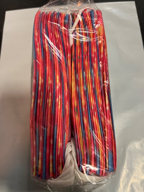 Photo 1 of Disposable Face Mask , 3 Ply with Ear Loop, Assorted Tye Dye 