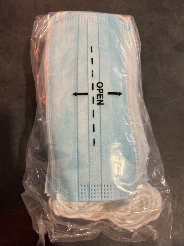 Photo 1 of Reli. Face Masks (50 Masks) Disposable Face Mask - 3 PLY - Breathable, Ear Loop Mask 50 Pack (Blue)