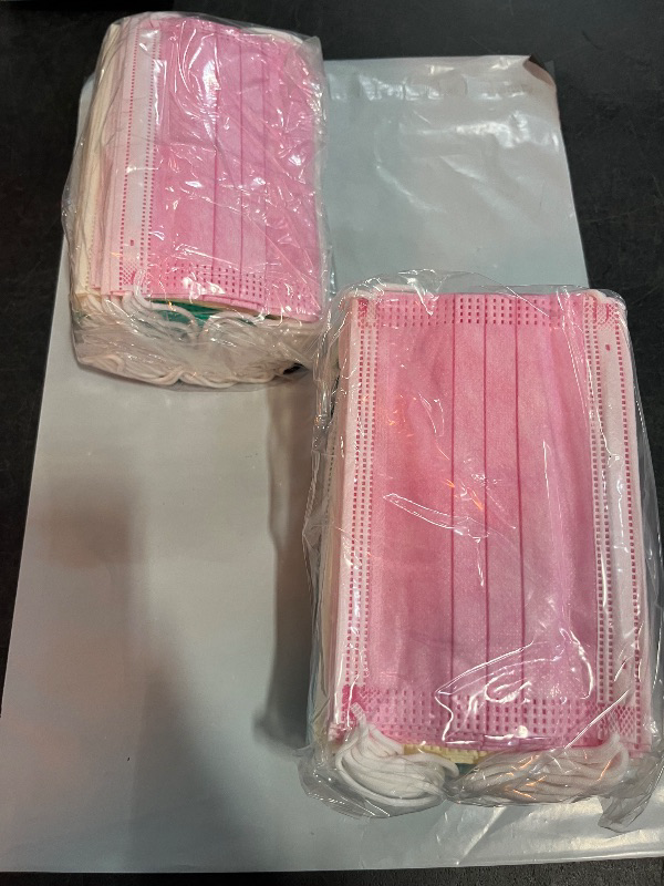 Photo 1 of Kids Disposable Face Masks,3 Ply Kids Masks Disposable Breathable Colorful Cute Face Masks for Children, Girls & Boys