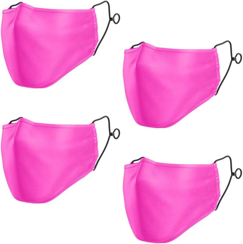 Photo 1 of Contraband Sports 13299 Sport Face Cover/Sport Mask - Adjustable Contoured Nylon Spandex Washable & Breathable (Pink, Adult)
