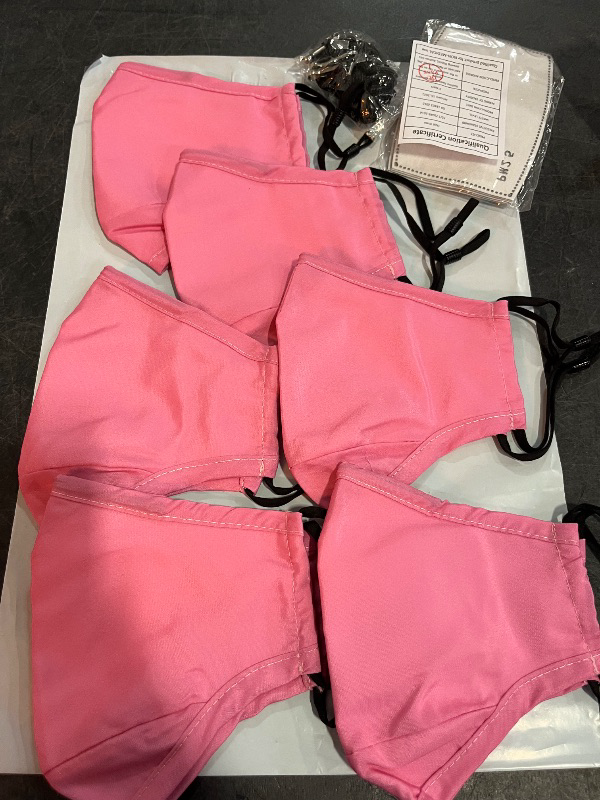 Photo 1 of Contraband Sports 13299 Sport Face Cover/Sport Mask - Adjustable Contoured Nylon Spandex Washable & Breathable (Pink, Adult)
