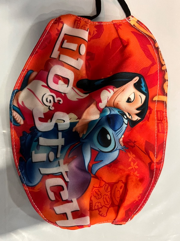 Photo 1 of 3 Lilo and Stitch Fabric Face Mask, Washable ReUsuable with Filters