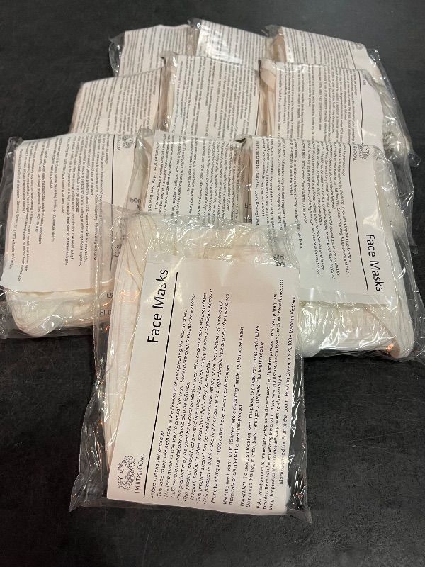 Photo 1 of Fruit of the Loom Reusable Cotton Face Mask - 50 Count Multipacks