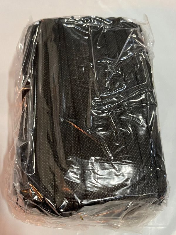 Photo 1 of Kids Disposable Face Mask 50 Pack Ages 5-12 Filter 3-Layer Safety Face Masks for Kids Daily Use.All Metal Nose Clips(Black)
