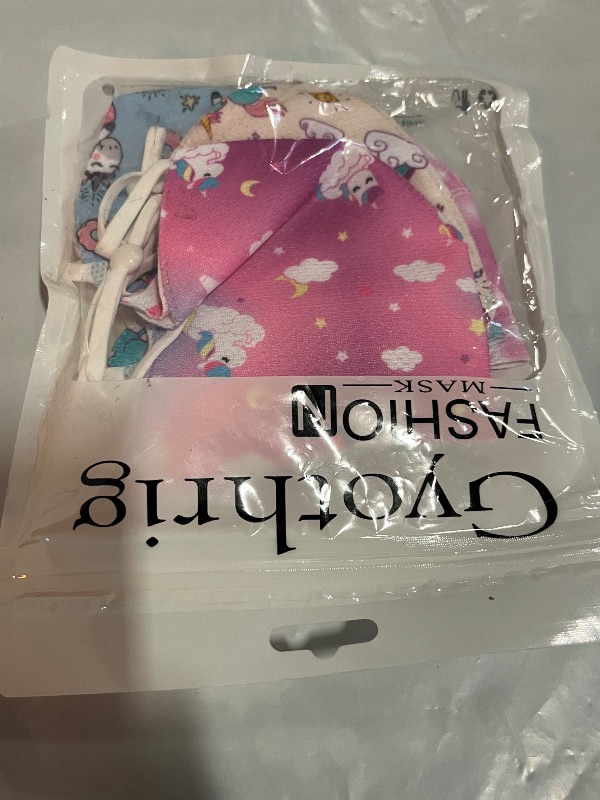 Photo 1 of (S) 4 Girls Face Mask Washable ReUsable, Unicron Design 