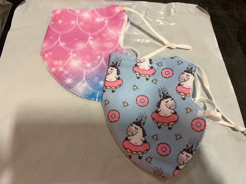 Photo 1 of (S) 4 Girls Face Mask Washable ReUsable, Unicron Design 