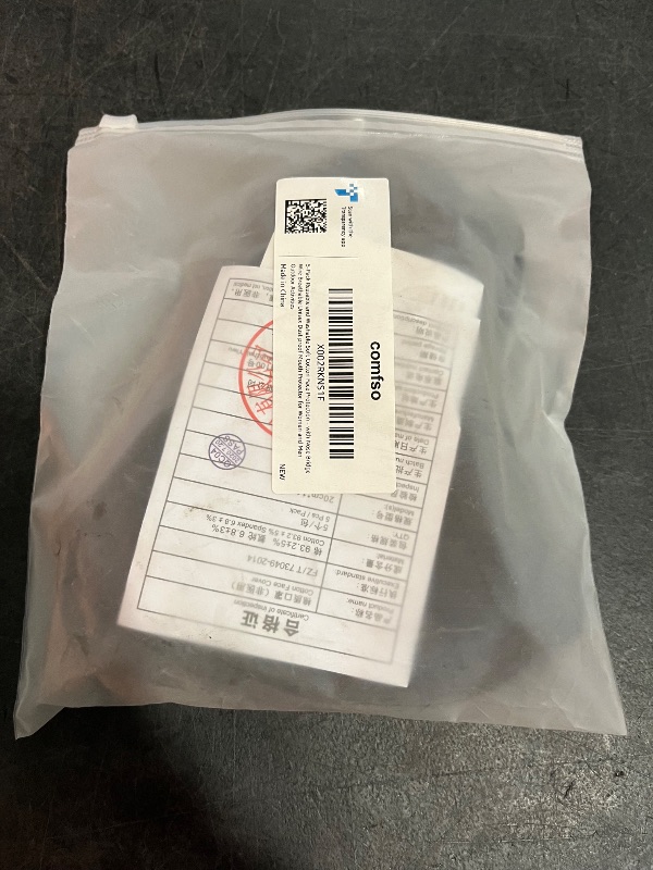 Photo 1 of (L) Comfso 5 Pack (Large Size) 3Layer Face Masks with Adjustable Ear Loop Reusable and Washable Dust proof Cloth Mouth Protector for Women and Men