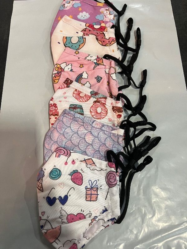 Photo 1 of Kids 6 Pack Reusable Face Mask, Washable