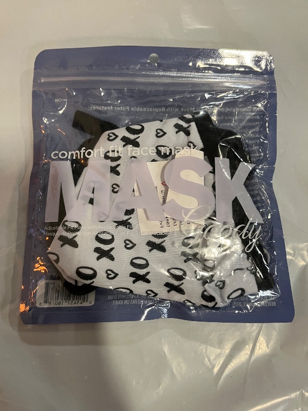 Photo 1 of Goody Cloth Face Mask , Washable and Reusable , Adjustable Fit with Strap and Filter