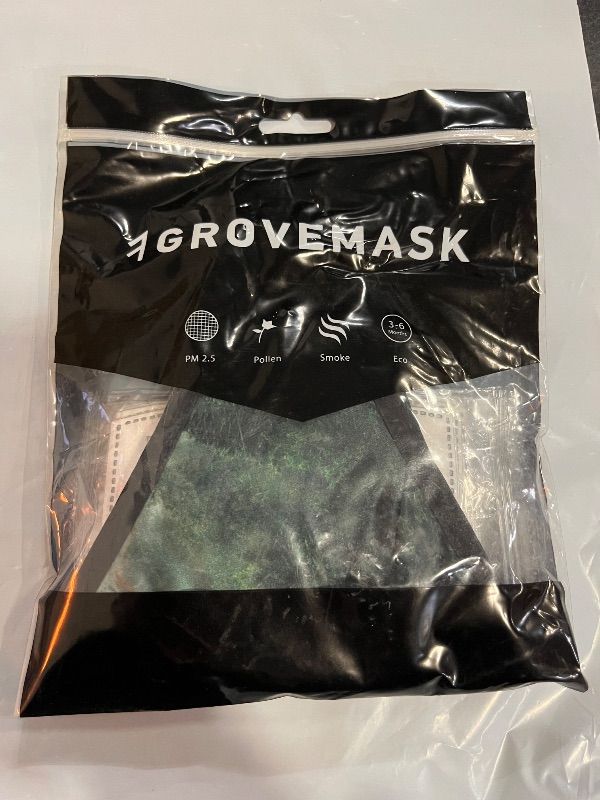 Photo 1 of Different Pattern** Grove Mask Face Mask w/ 7X PM2.5 Filters - Reusable Cloth Face Mask for Pollen, Smoke, Dust, Allergens - Perfect for Cycling, Running, Training, Motorcycle
