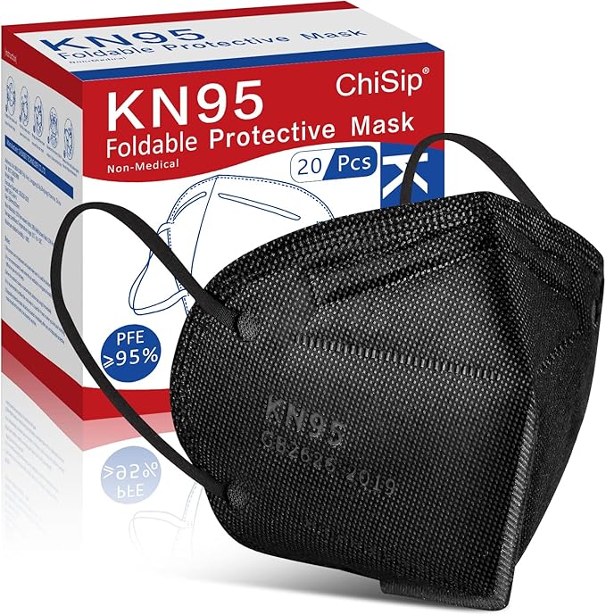 Photo 1 of *SEALED* ChiSip Disposable Face Masks, 5 Layer Breathable Masks for Adult, Men, Women Expired Jan.28.2023

