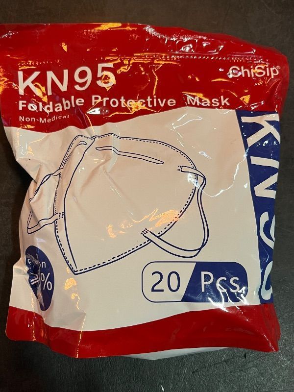 View 4 of *SEALED* ChiSip Disposable Face Masks, 5 Layer Breathable Masks for Adult, Men, Women Expired Jan.28.2023