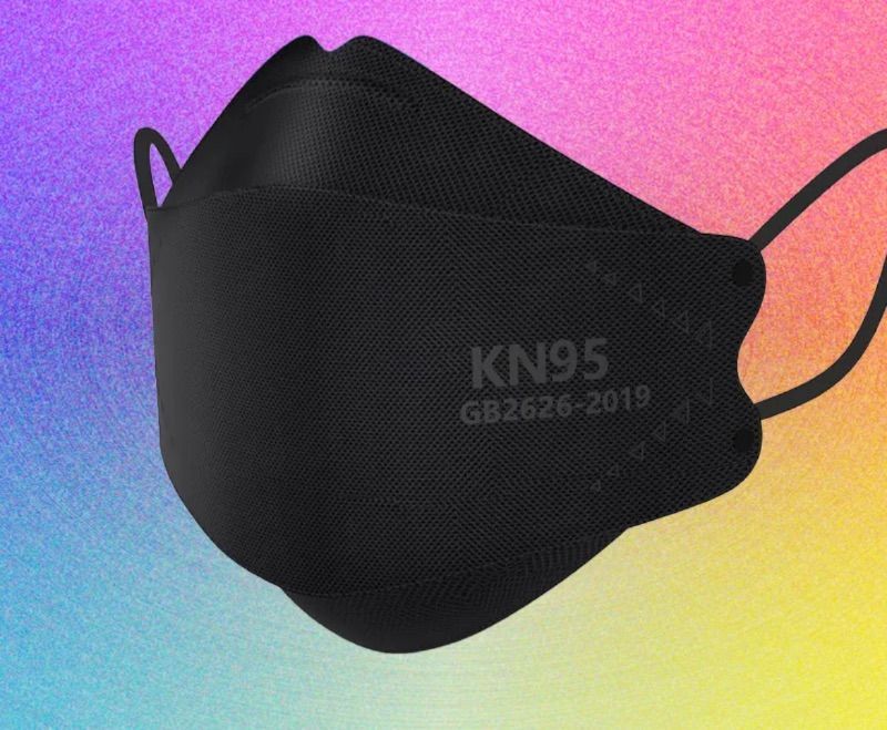 Photo 1 of SEALED** KN95 3D Mask, Black, 20 Count