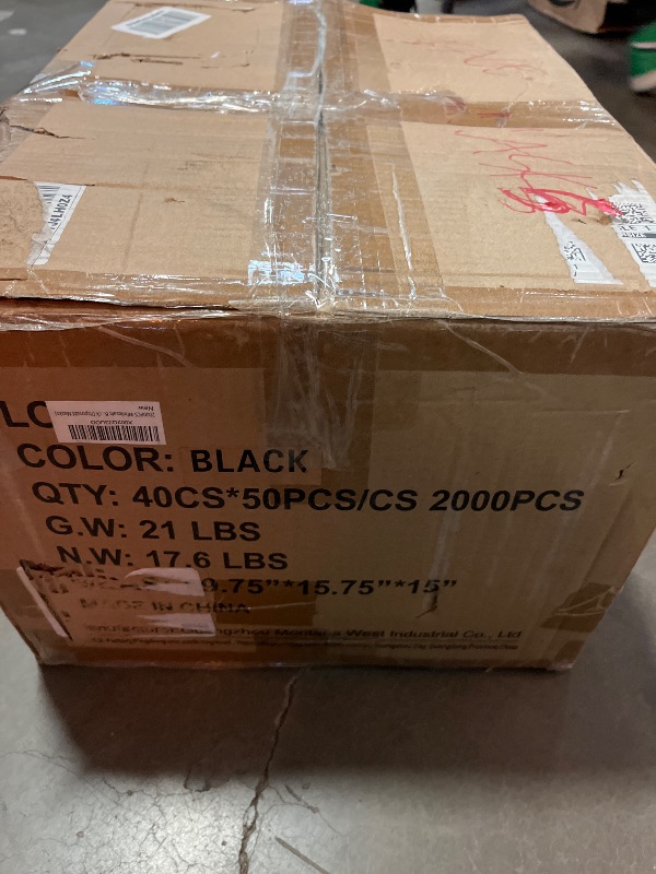 Photo 1 of 2000PCS Wholesale Bulk Disposable Face Masks, Non Woven Thick 3-Layers Breathable Face Mask for Adults ( 4 Layers of 10 Boxes, 50 Maks per Box) 