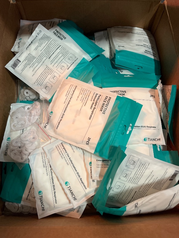 Photo 1 of KN95 Mask - Non-NIOSH Approved Respirator - GB2626-2006, Pack of 50