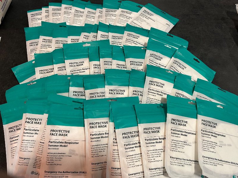 Photo 1 of KN95 Mask - Non-NIOSH Approved Respirator - GB2626-2006, Pack of 50