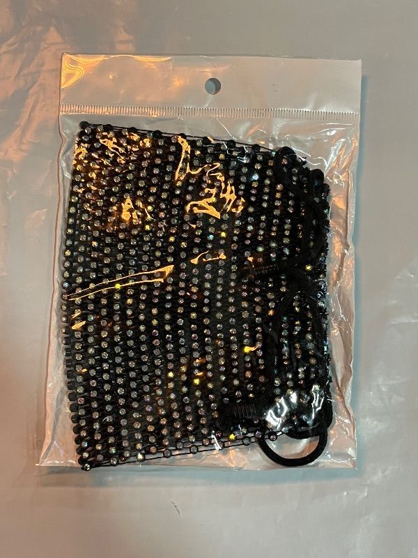 Photo 1 of Auriviz Sparkly Rhinestone Face Mask for Women Masquerade Glitter Bling Face Mask Christmas Party