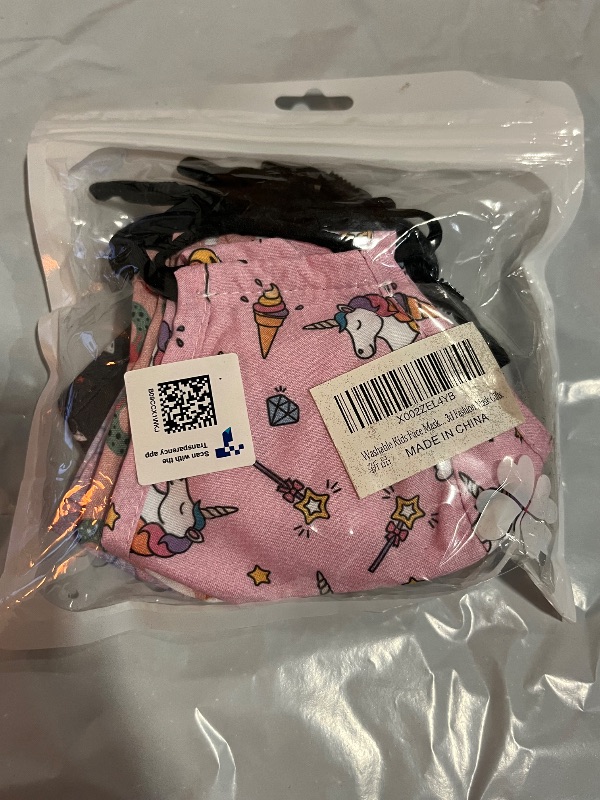 Photo 1 of 6 Kids Boys and Girls Mask Fabric Rewashable