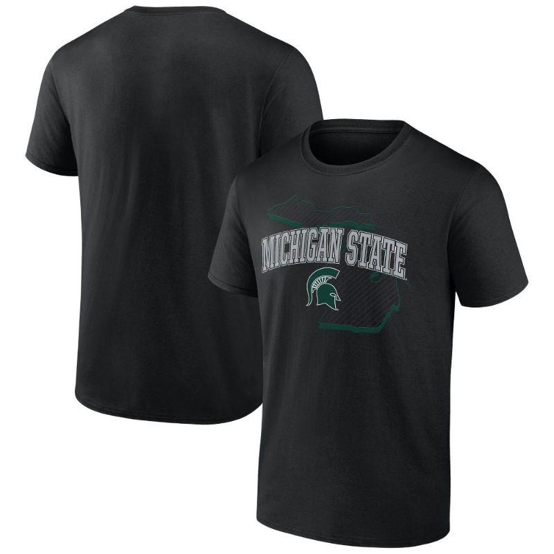 Photo 1 of (XL) NCAA Michigan State Spartans Men's Black Core T-Shirt - XL
