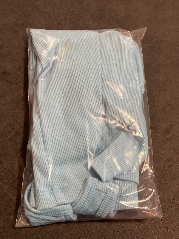 Photo 1 of 3T Blue Toddlers Girls Ribbed Dress