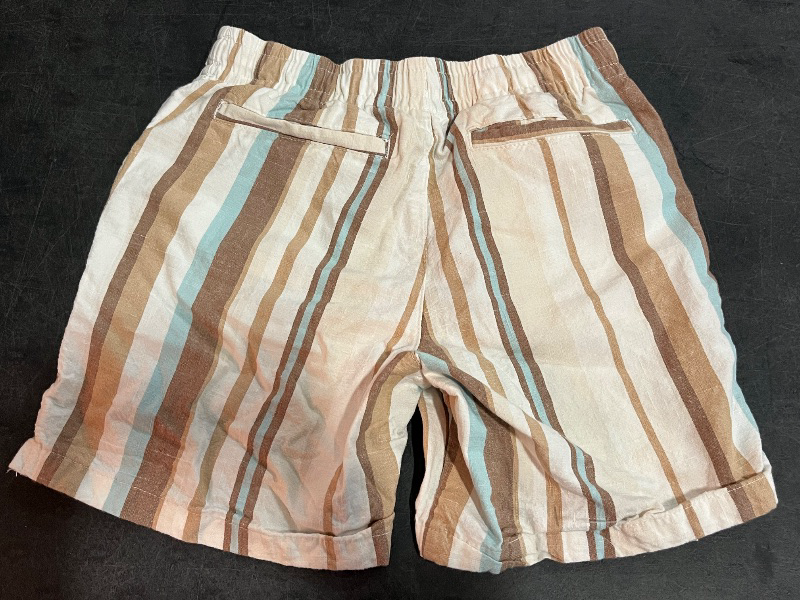 Photo 1 of M(8) Plaid Striped Boy Kids Shorts 