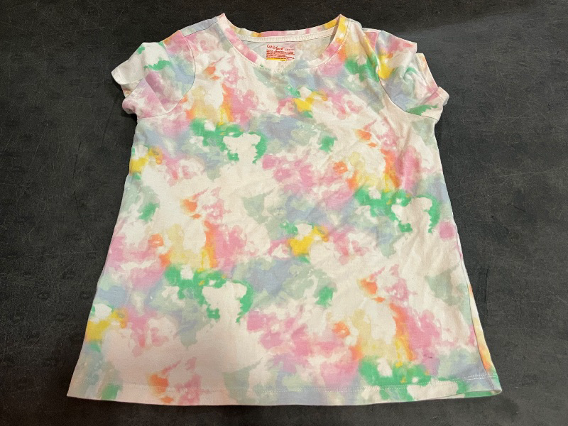 Photo 1 of (L)10/12 Cat & Jack Kids Girls Tye Dye T Shirt 