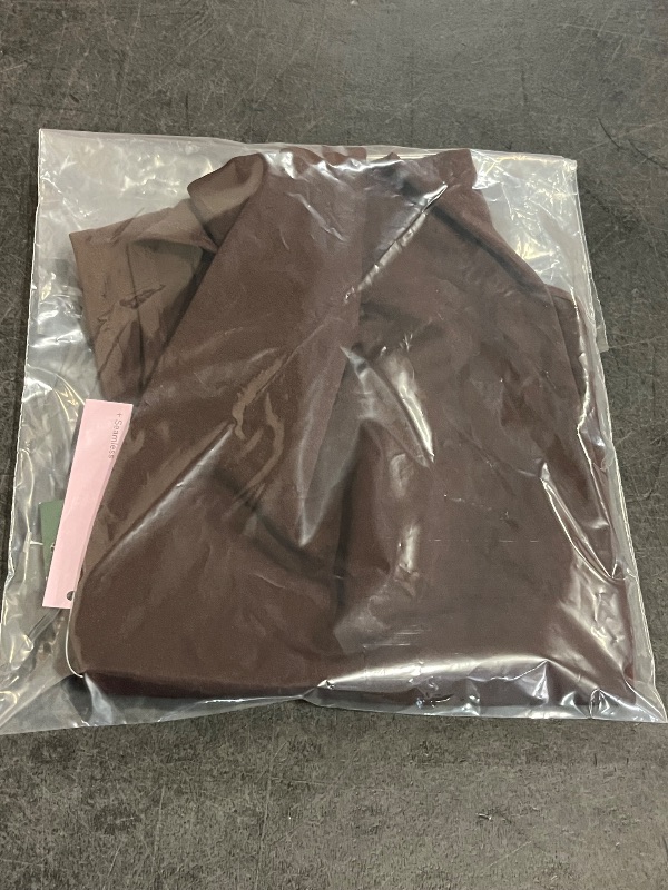 Photo 1 of (XL) Women's Cap Sleeve Seamless Jersey T-Shirt - Wild Fable™ Dark Brown XL: Lightweight Pullover,
