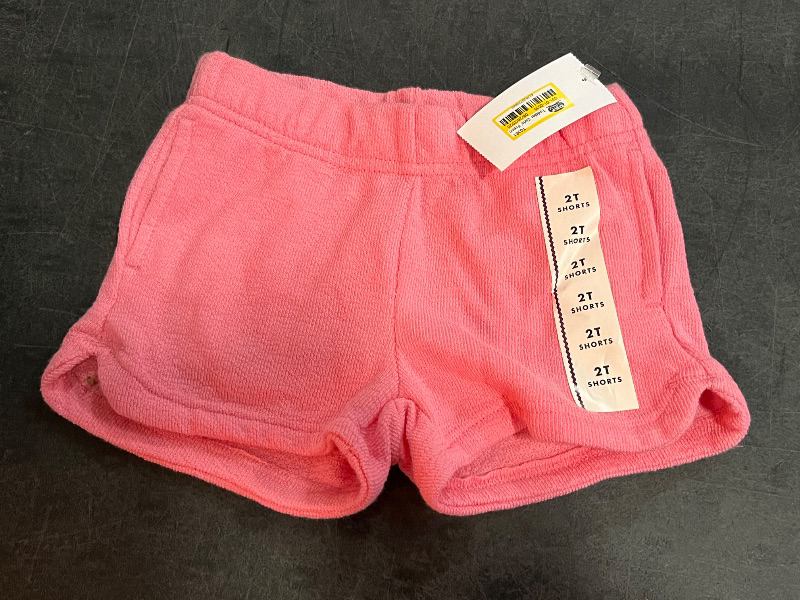 Photo 1 of 2T Girl Kids Shorts, Pink 