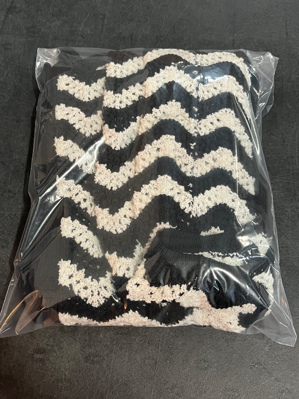 Photo 1 of 1X Women's Sweater Tank Top - Ava & Viv™ Black Striped 1X