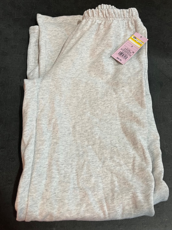 Photo 1 of (S) Women's Mid-Rise French Terry Sweatpants - Wild Fable™ Heathered Gray S