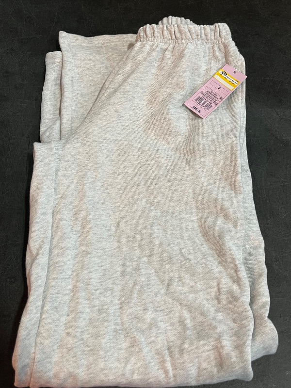 Photo 1 of (S) Women's Mid-Rise French Terry Sweatpants - Wild Fable™ Heathered Gray S