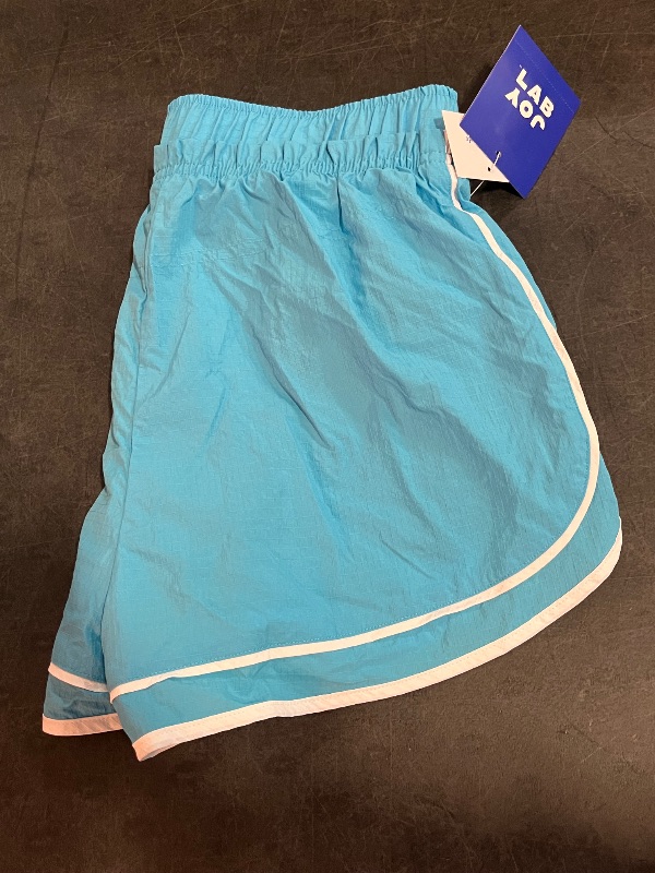 Photo 1 of (XS) Women's Woven Mid-Rise Shorts - JoyLab™ Turquoise Blue XS