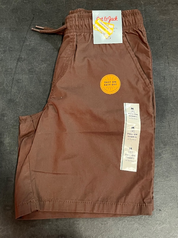 Photo 1 of (M) Boys' Playwear 'at the Knee' Pull-on Shorts - Cat & Jack™ Brown M
