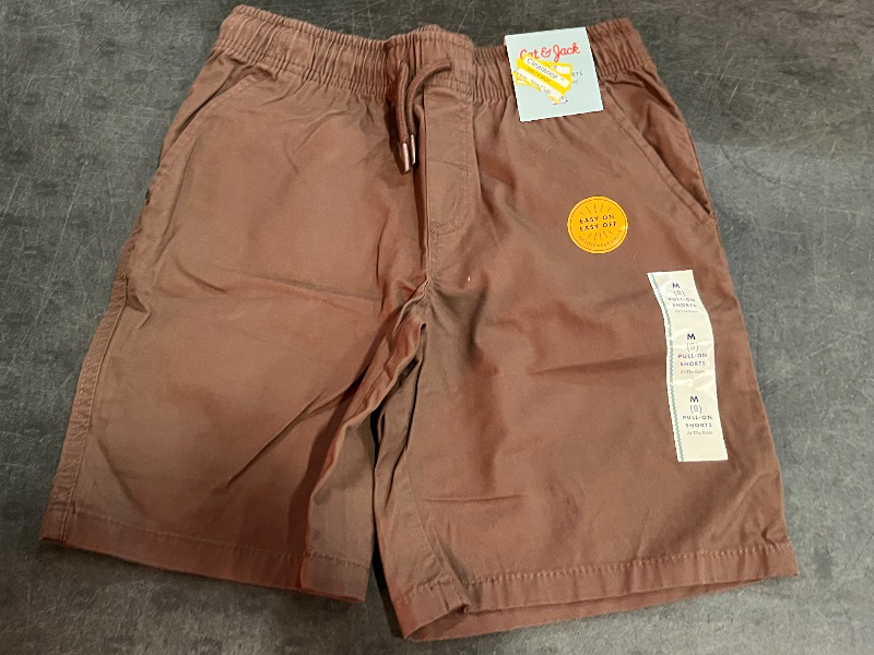 Photo 1 of (M) Boys' Playwear 'at the Knee' Pull-on Shorts - Cat & Jack™ Brown M
